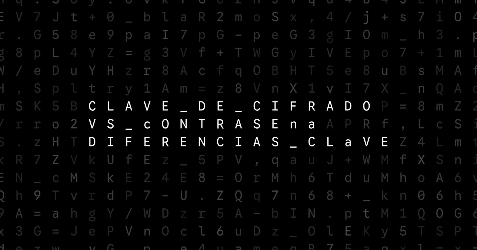 Oblivio editorial code matrix cover for Clave de cifrado vs. contraseña: diferencias clave
