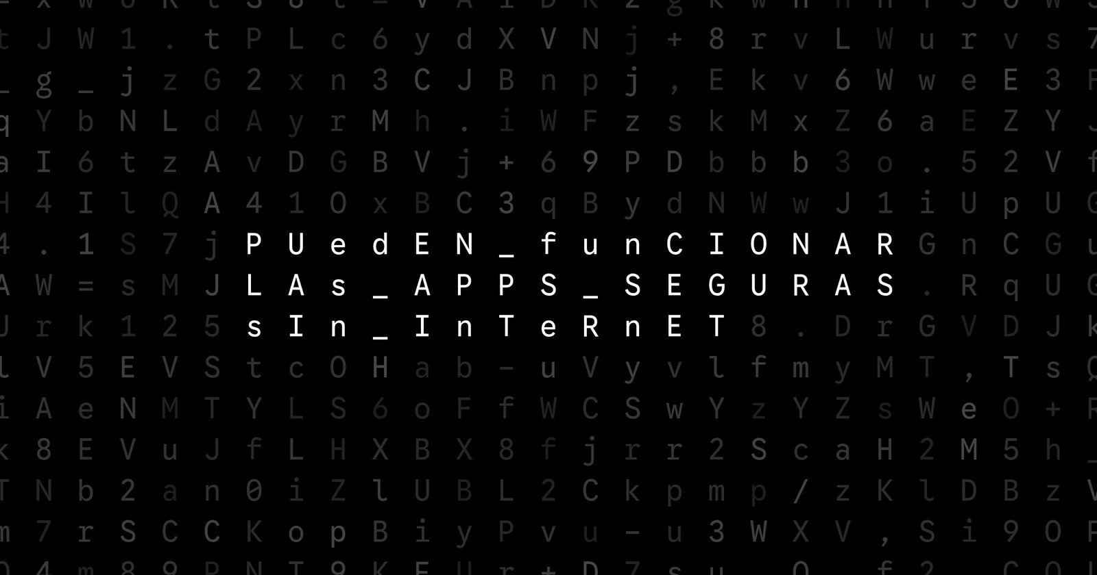 Oblivio editorial code matrix cover for ¿Pueden funcionar las apps seguras sin internet?