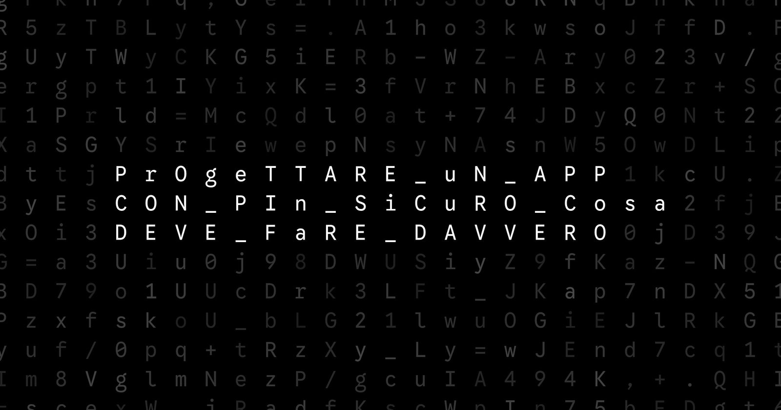 Oblivio editorial code matrix cover for Progettare un’app con PIN sicuro: cosa deve fare davvero