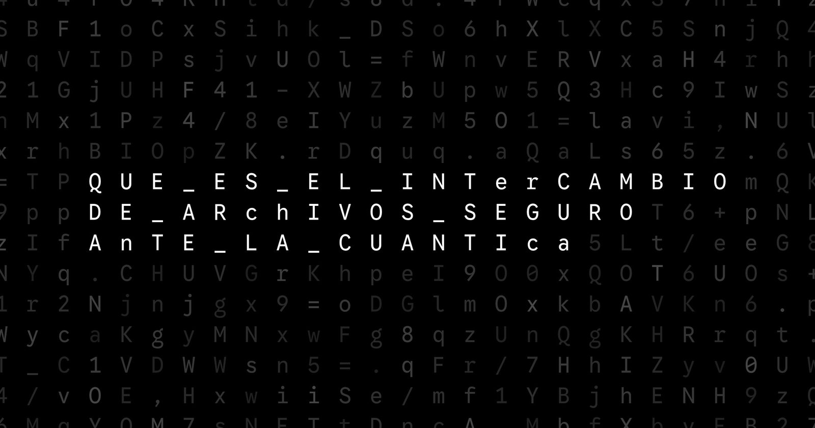 Oblivio editorial code matrix cover for ¿Qué es el intercambio de archivos seguro ante la cuántica?