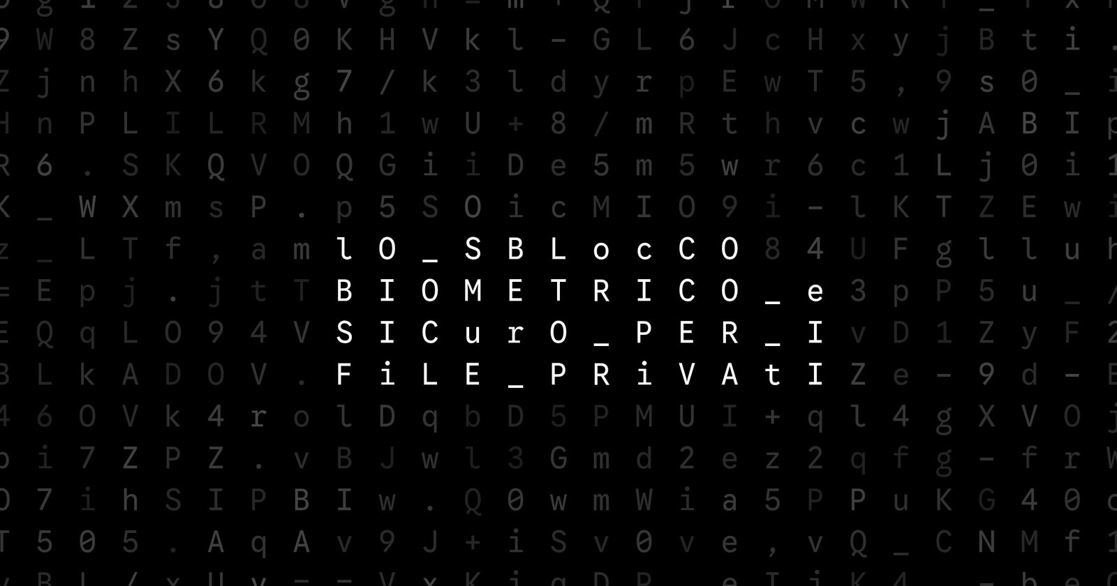 Oblivio editorial code matrix cover for Lo sblocco biometrico è sicuro per i file privati?